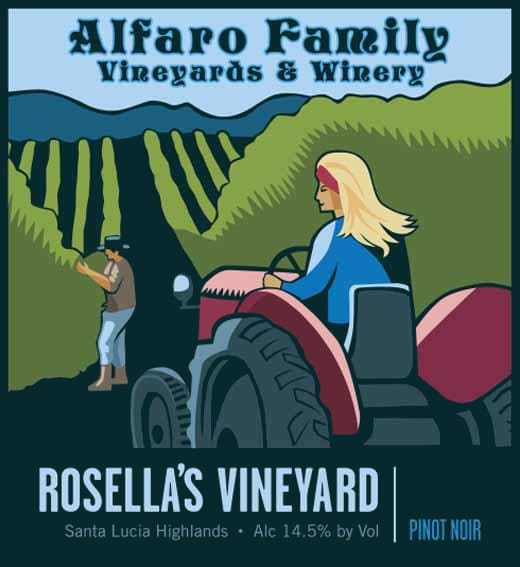 Alfaro Family 2017 Rosella's Vineyard Pinot Noir - Red Wine