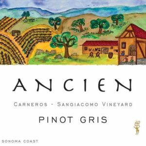 Ancien Wines 2017 Sangiacomo Vineyard Pinot Gris - Pinot Gris/Grigio White Wine