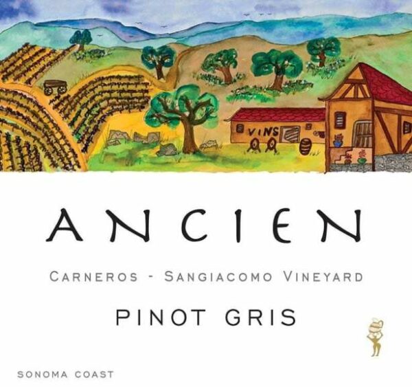 Ancien Wines 2017 Sangiacomo Vineyard Pinot Gris - Pinot Gris/Grigio White Wine