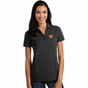 Antigua Women's Auburn University Tribute Polo Shirt Dark Gray, Large - NCAA Women's at Academy Sports