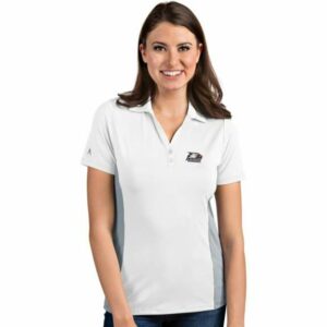 Antigua Women's Georgia Southern University Venture Polo Shirt White/Steel, 2X-Large - NCAA Women's at Academy Sports