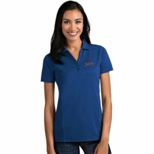 Antigua Women's University of Tulsa Tribute Polo Shirt Dark Royal, Small - NCAA Women's at Academy Sports