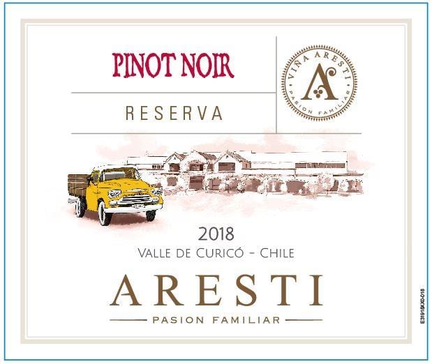 Aresti 2018 Reserva Pinot Noir - Red Wine