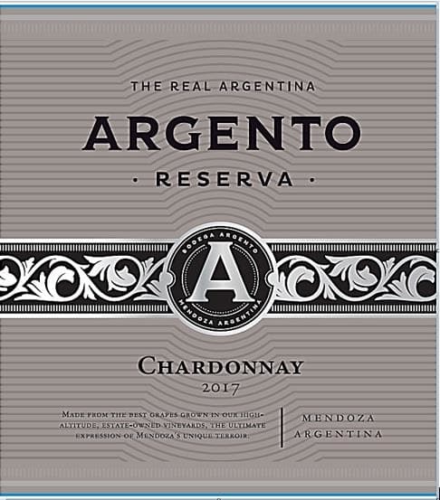 Argento 2017 Reserva Chardonnay - White Wine