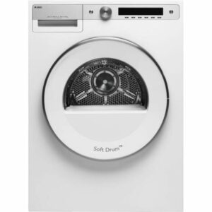 Asko T611VU Style Series 24 Inch Wide 5.1 Cu Ft. Electric Logic Vented Dryer White Laundry Appliances Dryers Electric Dryers