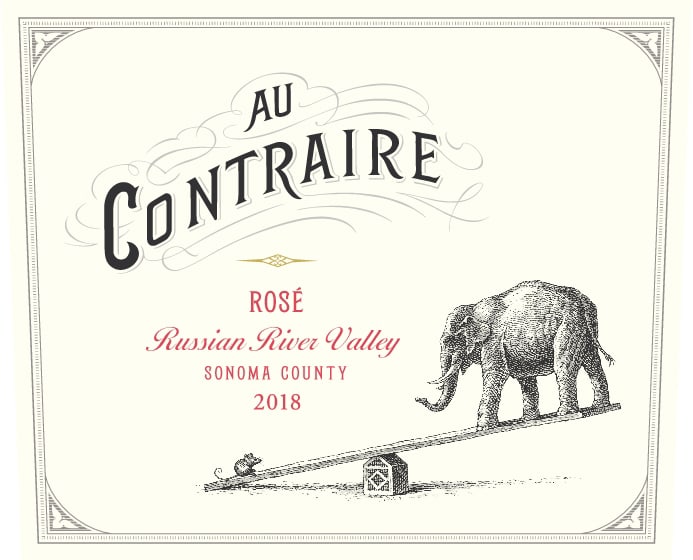 Au Contraire 2018 Rose - Rosé Rosé Wine