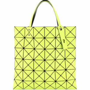 BAO BAO ISSEY MIYAKE LUCENT MATTE MEDIUM SHOPPER OS Yellow, Green, Black