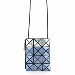 BAO BAO ISSEY MIYAKE PLATINUM MERMAID TWO-TONE CROSSBODY MINI BAG OS Blue, Silver, Black