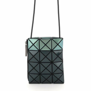 BAO BAO ISSEY MIYAKE PLATINUM MERMAID TWO-TONE CROSSBODY MINI BAG OS Green, Black