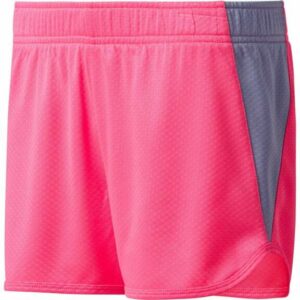 BCG Girls' Colorblock Honeycomb Shorts 3 in Ko Pink/Sweet Lavender, Medium - Girl's Athletic Shorts at Academy Sports