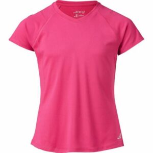 BCG Girls' Training Basic Turbo T-Shirt Pink Dark, Small - Girl's Athletic Tops at Academy Sports