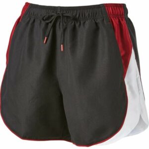 BCG Women's Colorblock Woven Shorts 4.5 in Maroon, Small - Women's Athletic Performance Bottoms at Academy Sports