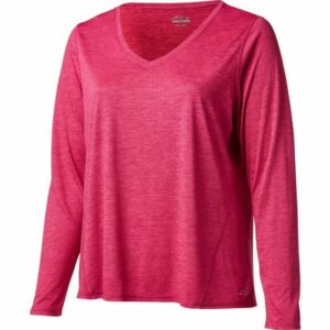 BCG Women's Turbo Digi Melange Plus Size Long Sleeve T-Shirt Beetroot Purple, 3X - Women's Athletic Performance Tops at Academy Sports