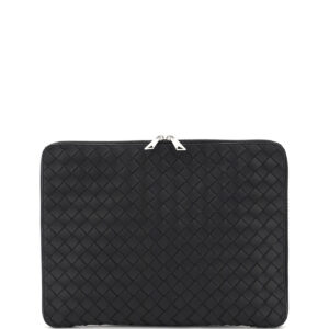 BOTTEGA VENETA HIDROLOGY DOCUMENT CASE OS Black Leather