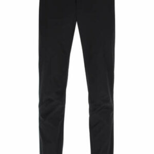 BURBERRY COTTON TROUSERS 46 Black Cotton