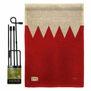 Bahrain Flags of the World Nationality Garden Flag Set