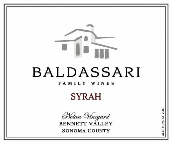 Baldassari Family Wines 2015 Nolan Syrah - Syrah/Shiraz Red Wine