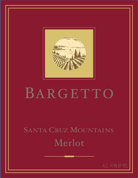 Bargetto 2017 Santa Cruz Mountains Merlot - Red Wine