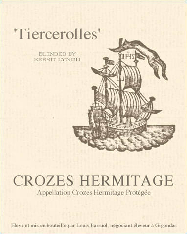 Barruol Lynch 2017 Crozes Hermitage Tiercerolles - Syrah/Shiraz Red Wine