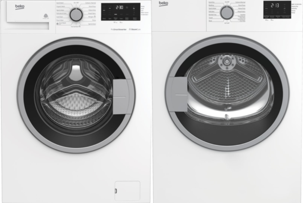 Beko Front Load Washer & Dryer Set BEWADREC03