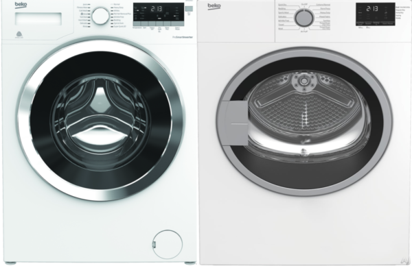 Beko Front Load Washer & Dryer Set BEWADREC07