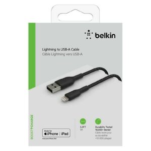 Belkin Lightning to USB-A Cable 2M/6.5FT - 1.0 ea