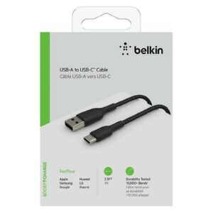 Belkin USB-A to USB-C Cable 1M Black - 1.0 ea