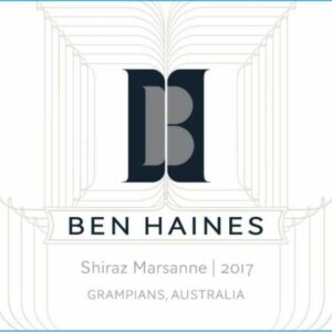 Ben Haines 2017 Grampians Shiraz Marsanne - Syrah/Shiraz Red Wine