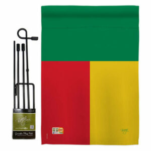 Benin Flags of the World Nationality Garden Flag Set