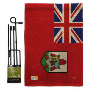 Bermuda Flags of the World Nationality Garden Flag Set