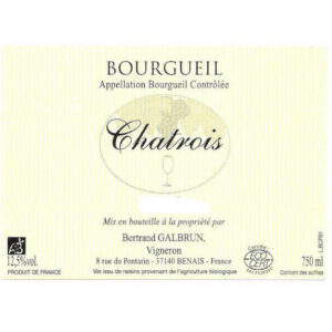 Bertrand Galbrun 2015 Chatrois Cabernet Franc - Red Wine