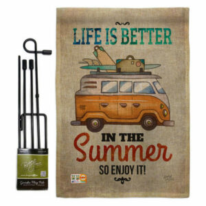 Better in Summer Summer Fun In The Sun Garden Flag Set