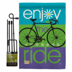 Bike Ride Interests Sports Garden Flag Set