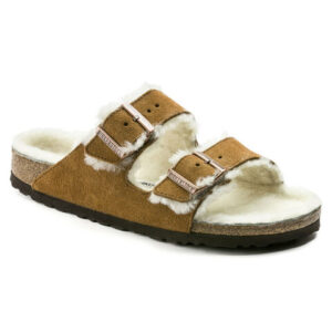 Birkenstock Arizona Shearling Sandal Mink 37