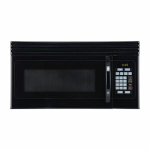 Black+Decker EM044KJN-P1 1.6 Cu. Ft. Over the Range Microwave with Vent, One Size , Black