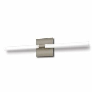 Blackjack Lighting LIN-24V Lino Single Light 24" Wide Integrated LED Bath Bar Satin Nickel Indoor Lighting Bathroom Fixtures Bath Bar