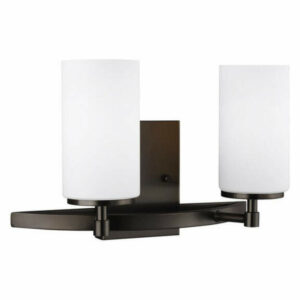 Blacksmith Retreat - Two Light Bath Vanity Brushed Oil Rubbed Bronze