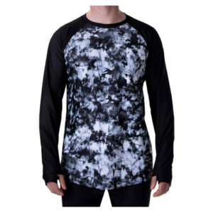 Blackstrap Industries Skyliner Crew Top Tie Dye Black Md