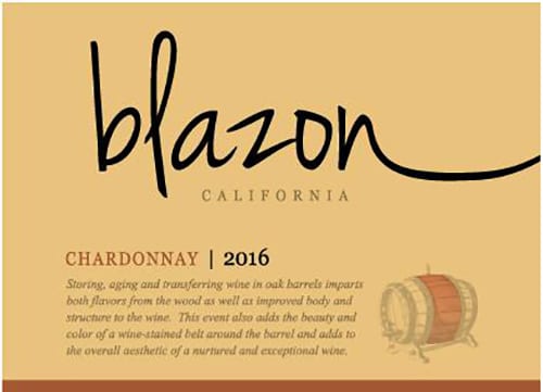 Blazon 2016 Chardonnay - White Wine