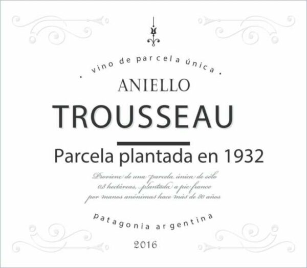 Bodega Aniello 2016 Trousseau - Red Wine