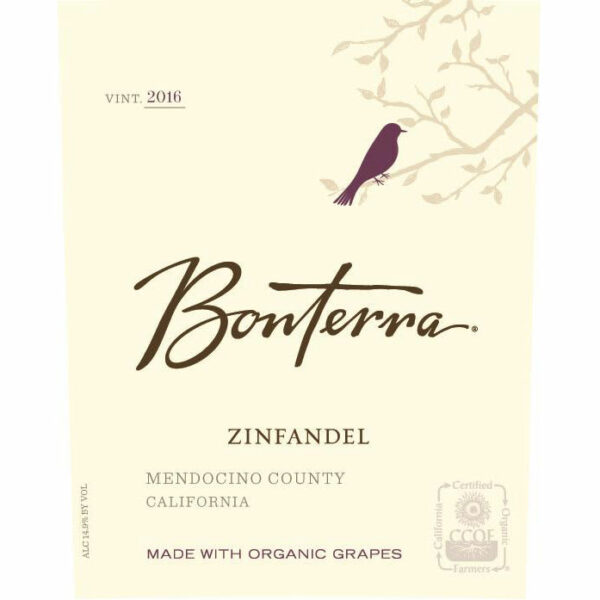 Bonterra 2016 Organically Grown Zinfandel - Red Wine