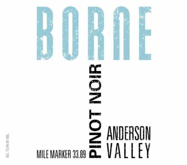 Borne 2018 Anderson Valley Pinot Noir - Red Wine