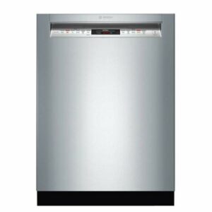 Bosch SHEM78Z5N 800 Series 24 Inch Wide 16 Place Setting Energy Star Rated Built-In Full Console Dishwasher Stainless Steel Dishwashers Dishwasher