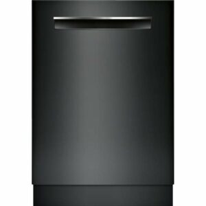 Bosch SHPM65Z5N 500 Series 24 Inch Wide 16 Place Setting Energy Star Rated Built-In Fully Integrated Dishwasher with Pocket Handle Black Dishwashers