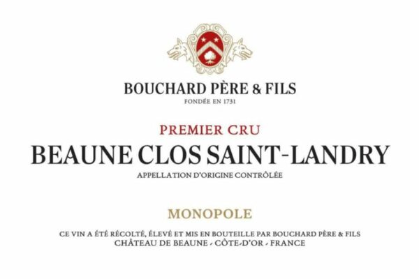 Bouchard Pere & Fils 2017 Beaune Clos St Landry Premier Cru Monopole - Chardonnay White Wine