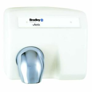 Bradley 2903-280000 Bradex Sensor Operated Automatic Hand Dryer White Commercial Bathroom Accessories Hand Dryer Automatic