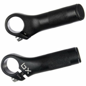 Brand-X Stubby Bar End - Straight - Black