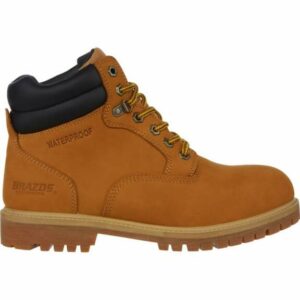 Brazos Men's Waterproof Nubuck Work Boots Wheat, 8 - Lace-Up Work Boots at Academy Sports - FWBWWR6008