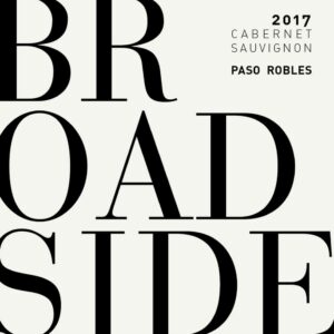 Broadside 2017 Paso Robles Cabernet Sauvignon - Red Wine