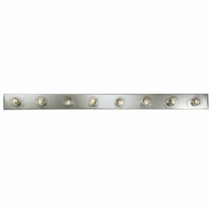 Broadway 8-Light Bath Strip, Polished Chrome